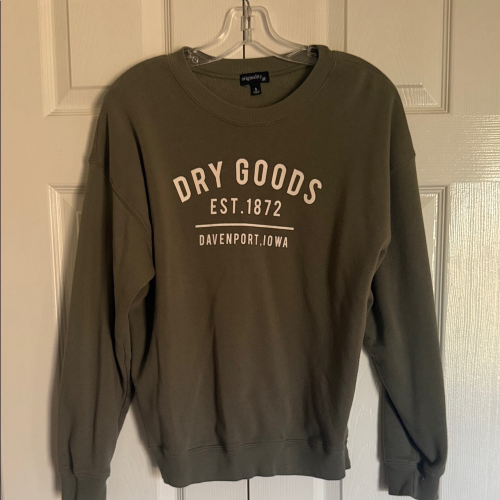 Dry Goods Olive Crewneck Men's Sweater